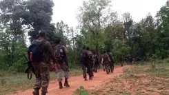 What Actions Are Security Forces Taking Against Maoists in Abujhmad?