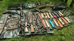 Bijapur weapons haul: Security forces unearth Naxal arms dump in Chhattisgarh forests