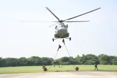 शत्रुजीत ब्रिगेड का विशेष हेलिबोर्न अभ्यास: MI-17 V5 से LSV और RTTS की पहली संयुक्त एयरलिफ्ट