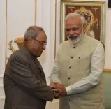 Pranab Mukherjee called Modi India's first directly elected PM: Sharmistha
