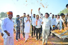 Shekhawat Addresses Final Phase-1 Rally in Bapini, Phalodi