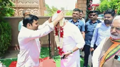 Shekhawat attends Shri Ram Katha at Jodhpur gaushala