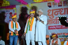 Shekhawat campaigns for BJP in Rajasthan Panchayati Raj polls