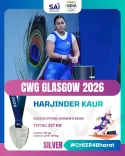Shekhawat hails Harjinder Kaur's silver at CWG 2026