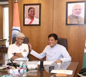 Shekhawat meets Commerce Minister Goyal in New Delhi