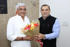 Shekhawat meets Goa Tourism Minister Khaunte in Delhi