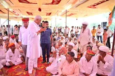 Shekhawat Rallies for BJP in Jodhpur's Keru Ahead of Panchayat Polls