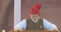 Shekhawat shares live stream of PM Modi's Red Fort address on India's 80th Independence Day