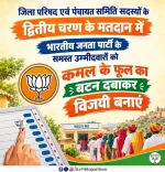 Shekhawat urges voters to back BJP in Rajasthan Panchayat polls Phase 2