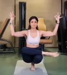 Shilpa Shetty nails tough balance pose: 'It's damn hard'