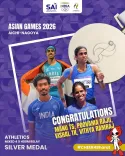 Shivraj hails India's silver in Mixed 4×400m Relay at Asian Games 2026