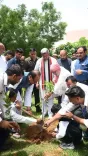 Shivraj Singh Chouhan Plants Sapling in Memory of Col Ranveer Singh