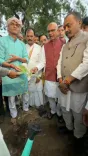 Shivraj Singh Chouhan Plants Trees in Memory of Late Mother Kashi Bai