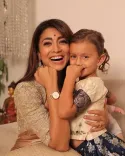 Shriya Saran's daughter, 5, tells paparazzi 'I don't like it' at ISKCON visit