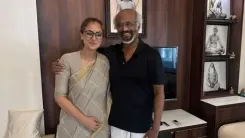 सिमरन ने सुपरस्टार रजनीकांत से की मुलाकात, बोलीं 'यह पल अनमोल'