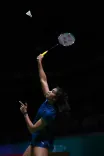 Did Sindhu reach the Malaysia Open semifinals after Yamaguchi's injury retirement?