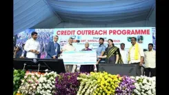 Sitharaman Addresses Credit Outreach in Narasaraopeta, AP