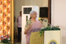 Sitharaman Addresses SRC College Platinum Jubilee in Trichy