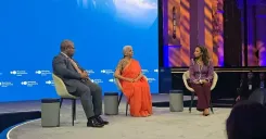 Sitharaman at Bloomberg New Economy Forum in New Delhi