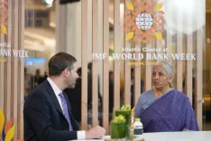 Sitharaman holds Atlantic Council dialogue at IMF-World Bank Meetings
