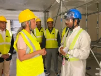 Sitharaman Meets Indian Engineer on ITER Fusion Project