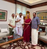 Sitharaman Meets Kerala MPs Premachandran & Kuriakose
