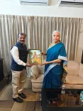 Sitharaman meets MSSRF Principal Scientist in Chennai
