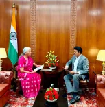 Sitharaman meets Sri Lanka's Senthil Thondaman
