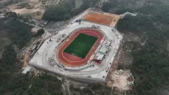 Sitharaman Shares Glimpses of Wahiajer Football Stadium, Meghalaya