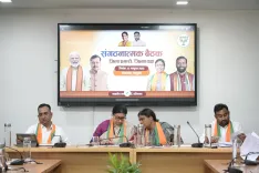 Smriti Irani chairs BJP Haryana booth-level strategy meet