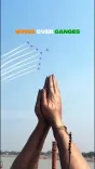 Smriti Irani Hails IAF Air Display Over Ganga in Varanasi