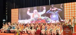 Smriti Irani joins BJP4UP state working committee meet in Lucknow
