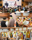 Smriti Irani joins BJP meet on state in-charges at HQ