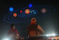 क्या सोमनाथ में पीएम मोदी ने भव्य ड्रोन शो देखा?