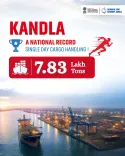 Sonowal hails Deendayal Port's record 7.83 lakh MT single-day cargo