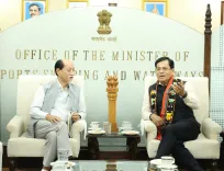 Sonowal Meets Nagaland CM, Dy CM on IWT Connectivity