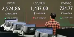 South Korean stocks close higher over hopes for rate cuts