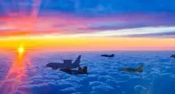 What prompted South Korea's Defence Minister to inspect early warning aircraft amid North Korea's threats?