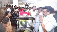 Stalin pays last respects to friend Bhagyaraj