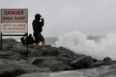Hurricane Marie swells batter Southern California coast, 24 homes evacuated