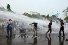 Patna student protest turns tense: police use water cannons near CM's residence