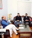 What Did Sudhanshu Pandey Admire About Rajnath Singh During Their Meeting?