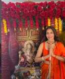 Surbhi Chandna's emotional Ganpati visarjan: glimpses from farewell celebrations