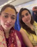 Tamannaah Bhatia, Pragya Kapoor call Ujjain temple visit 'amazing' after Bhasma Aarti