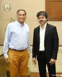 Tamil Nadu CM Joseph Vijay meets ex-CEA Arvind Subramanian