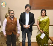 Tamil Nadu CM Joseph Vijay meets senior postal, IAS officers at Secretariat