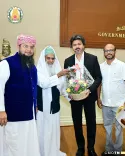 Tamil Nadu CM Joseph Vijay Meets State Chief Qazi at Secretariat