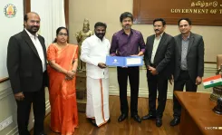 Tamil Nadu CM Vijay receives Rs 2.13 cr Repco Bank dividend