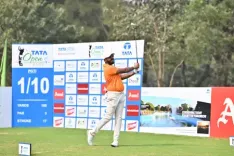 Tata Open 2025: Yuvraj Sandhu moves to the top with a sizzling 64 in Round Two