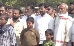 Did Telangana CM and ministers honor poet Andesri?